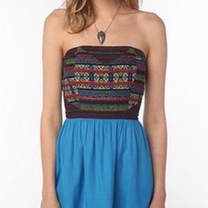 Urban Outfitters silence + noise strapless dress!!